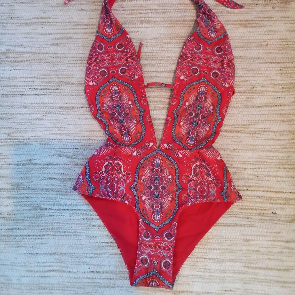 MODCLOTH ~ High Dive  Swimsuit ~ Size : XS